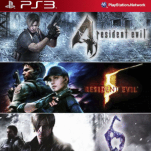 Resident Evil Triple Pack: 4, 5, 6 – PlayStation 3 – Mídia Digital