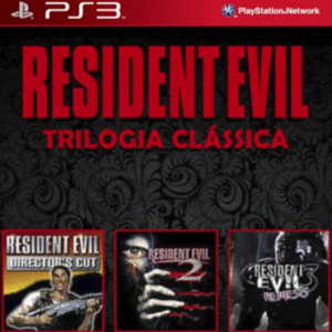 Resident Evil: Trilogia Clássica 1, 2, 3 – PlayStation 3 – Mídia Digital