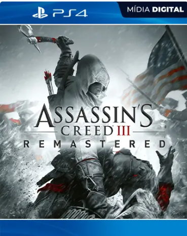 Assassins Creed III Remastered Playstation 4 Mídia Digital