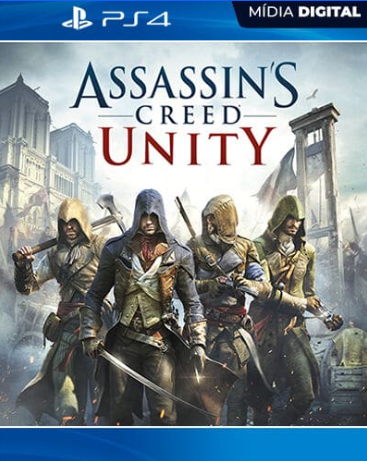 Assassins Creed Unity Playstation 4 Mídia Digital