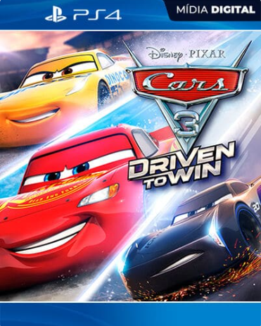 Carros 3: Correndo para Vencer Playstation 4 Mídia Digital