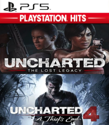 Uncharted 4: A Thief's End + The Lost Legacy – PlayStation 5 – Mídia Digital