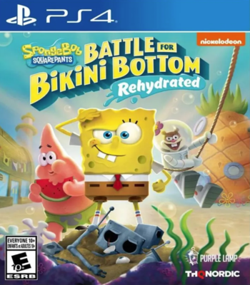 Bob Esponja Calça Quadrada: Battle for Bikini Bottom – Rehydrated – PlayStation 4 – Mídia Digital